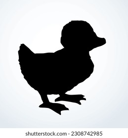 Closeup view cute river lake anser branta cygnus bill beak gaggle cub set white text space. Outline black hand drawn young neck wing plumage fauna fly zoo hunt line logo emblem retro art doodle style