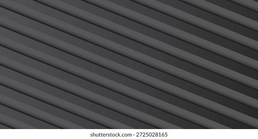 Vista de cerca de una tela de canalé gris oscuro, que muestra una superficie texturizada con líneas diagonales distintas y sombras sutiles que crean una sensación de profundidad y dimensión.