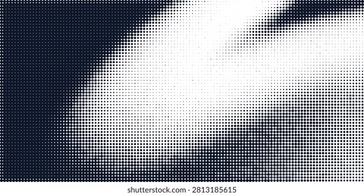 Close-up view of digital noise with smooth gradient blending for abstract, modern design use.
