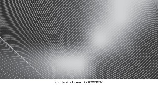 Vista de cerca de una superficie metálica con un gradiente sutil y un patrón geométrico fino, creando un fondo abstracto moderno y sofisticado.