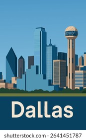 A close-up view of the neon lights that illuminate the historic Dallas skyline at night, highlighting the city’s unique combination of modern and vintage architectural styles