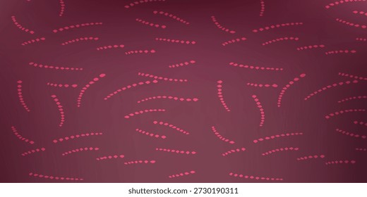Uma visão de perto de numerosas pequenas partículas vermelhas alongadas suspensas e se movendo dentro de um fluido vermelho mais escuro, sugerindo vida microscópica ou um experimento científico.