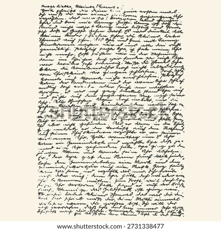 A close-up view of an old, faded handwritten letter with cursive script. The textured paper and vintage writing create a sense of history and nostalgia.