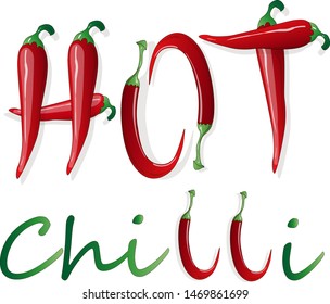 Closeup view pepper on white background, raw food ingredient concept. Hand made vector illustration.