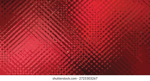 Vista de cerca de una superficie texturizada de color rojo con un patrón geométrico repetitivo, creando una sensación de profundidad e interés visual.