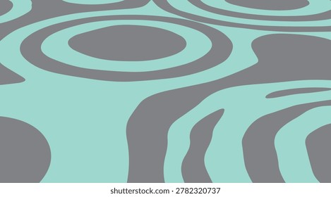 A close-up view of a rippling water surface with concentric circles and flowing lines.