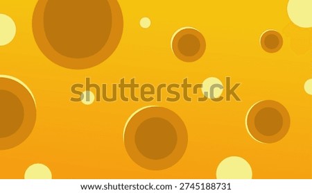 A close-up view of a vibrant yellow cheese surface, featuring various sizes of characteristic holes, creating an appetizing and classic dairy pattern.