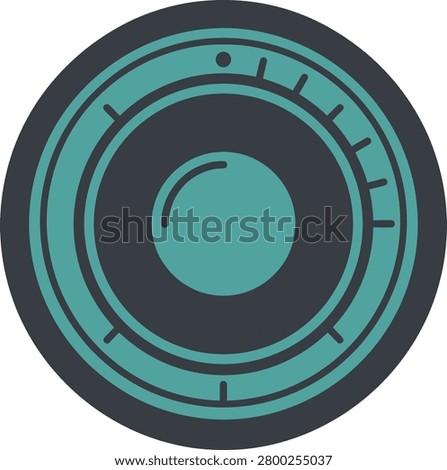 Close-up view of a vintage safe dial, showcasing intricate design and textures, ideal for security themes