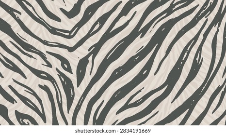 A close-up view of a zebra stripe pattern with a textured effect.