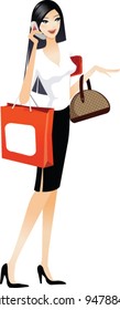 Close-up of woman holding mobile phone