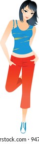 Close-up of woman standing