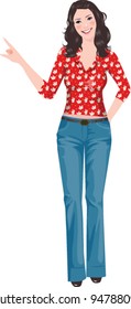 Close-up of woman standing