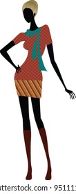 closeup of woman standing
