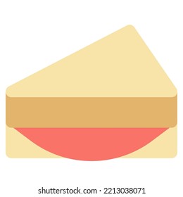 Closeup of yummy stuffed sandwich.