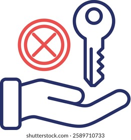 Closing Icon Element For Design