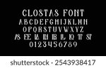 Clostas - Modern Serif Display Font

Clostas is a vintage display handlettering, which is combining modern and classic typography. Yes we back to early 1800s.