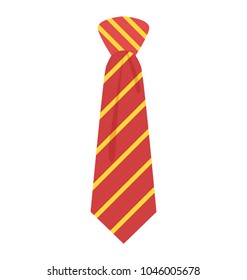 Cloth accessory, necktie doodle design icon