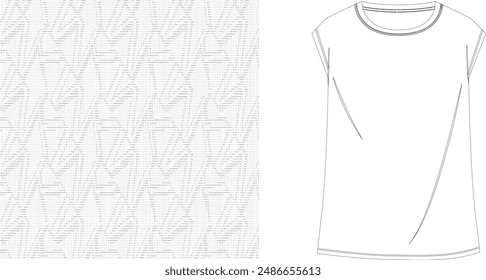 Cloth aztec vector seamless pattern design for clothing brand. Geometric  ornament design