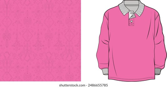 Cloth aztec vector seamless pattern design for clothing brand. Geometric  ornament design