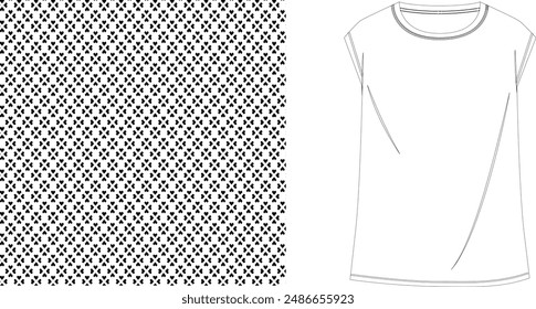Cloth aztec vector seamless pattern design for clothing brand. Geometric  ornament design