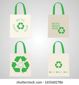 Sac de tissu à utiliser à la place des sacs en plastique