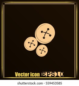 Cloth button Icon