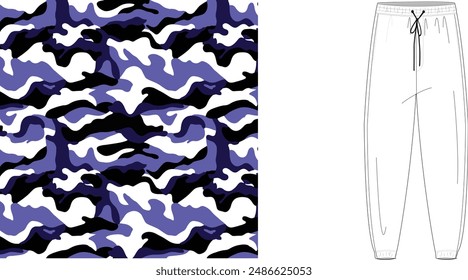 Cloth camouflage  texture for hunting, extreme sport.texture military camouflage repeats seamless army hunting print design