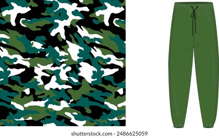 Cloth camouflage  texture for hunting, extreme sport.texture military camouflage repeats seamless army hunting print design