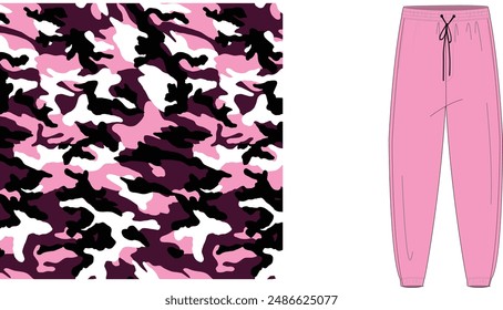 Cloth camouflage  texture for hunting, extreme sport.texture military camouflage repeats seamless army hunting print design