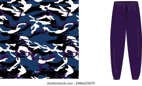 Cloth camouflage  texture for hunting, extreme sport.texture military camouflage repeats seamless army hunting print design