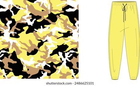 Cloth camouflage  texture for hunting, extreme sport.texture military camouflage repeats seamless army hunting print design