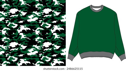 Cloth camouflage  texture for hunting, extreme sport.texture military camouflage repeats seamless army hunting print design