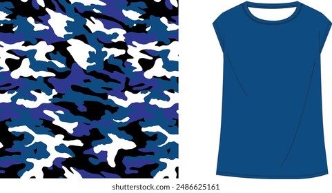 Cloth camouflage  texture for hunting, extreme sport.texture military camouflage repeats seamless army hunting print design