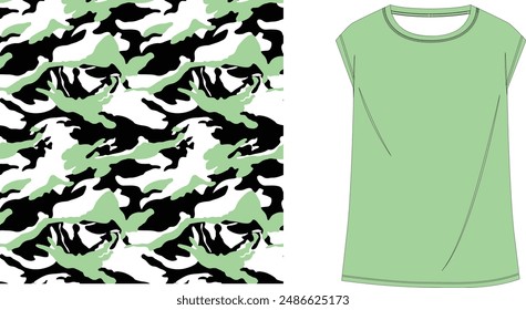 Cloth camouflage  texture for hunting, extreme sport.texture military camouflage repeats seamless army hunting print design