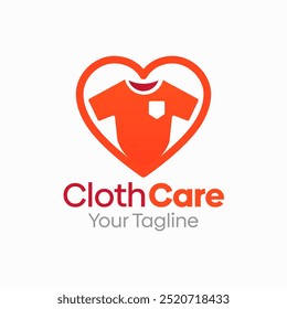 Cloth Care Logo Design Template. Good for Business, Agency, Community and Organization