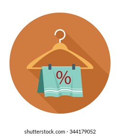 
Cloth Discount Colored Vector Illustration
