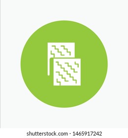 Cloth, Electronic, Fabric, Future, Material. Vector Icon Template background