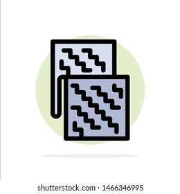 Cloth, Electronic, Fabric, Future, Material Abstract Circle Background Flat color Icon. Vector Icon Template background
