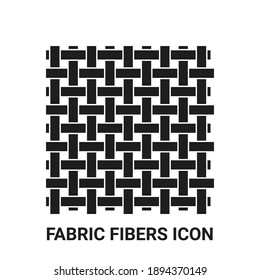 Cloth fabric textile fibers icon