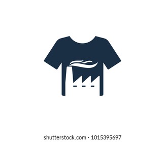 Cloth Factory Icon Logo Design Element