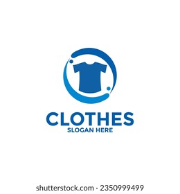 Cloth Fashion logo designs template, Shirt logo vector, Clothes logo design template, clothes shop logo