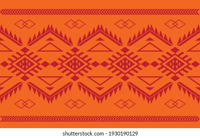 Abstract​ colorful​ cloth Geometric ethnic pattern seamless flower color oriental. seamless pattern. Design for fabric, curtain, background, carpet, wallpaper, clothing, wrapping, Batik, fabric,Vector