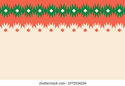 Abstract​ colorful​ cloth Geometric ethnic pattern seamless flower color oriental. seamless pattern. Design for fabric, curtain, background, carpet, wallpaper, clothing, wrapping, Batik, fabric,Vector