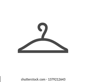 Cloth hanger icon. Hanger icon. 