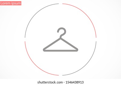 Cloth Hanger Icon.