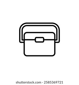 cloth hanger iconVector illustration in black