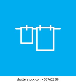 cloth hanging icon illustration isolated vector sign symbol