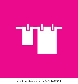 cloth hanging icon illustration isolated vector sign symbol