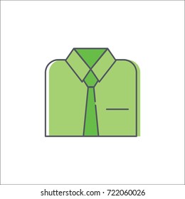 Cloth icon old vector illustration