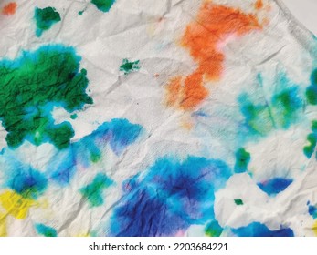 Marca de tinta de tela. Forma de resumen de tinta. Macrotextura De Aquarelle Moderna. Forma De Resumen Creativo Con Agua. Vector arcoiris Lava la Naturaleza. Efecto de color de agua de tinta. Lávese el patrón de salpicadura. Blob de alcohol multivector.